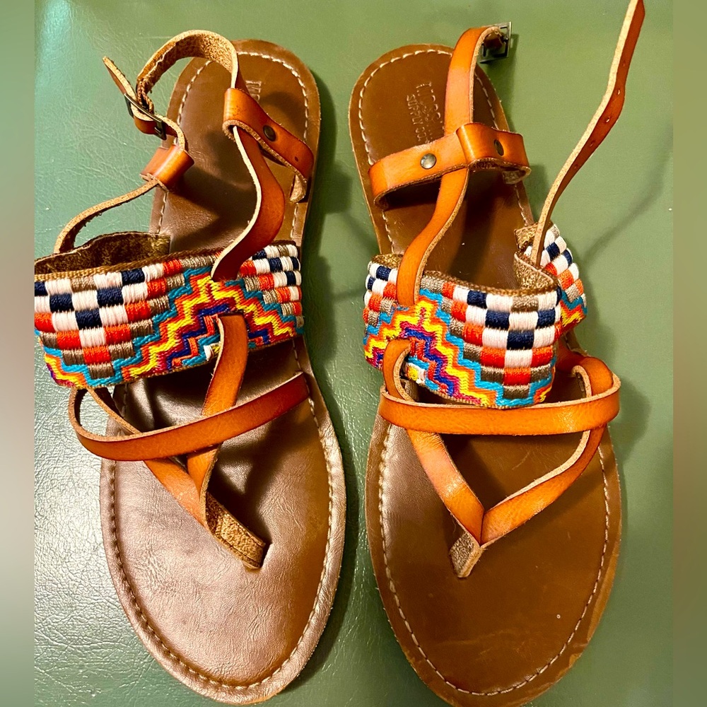 EUC leather sandals